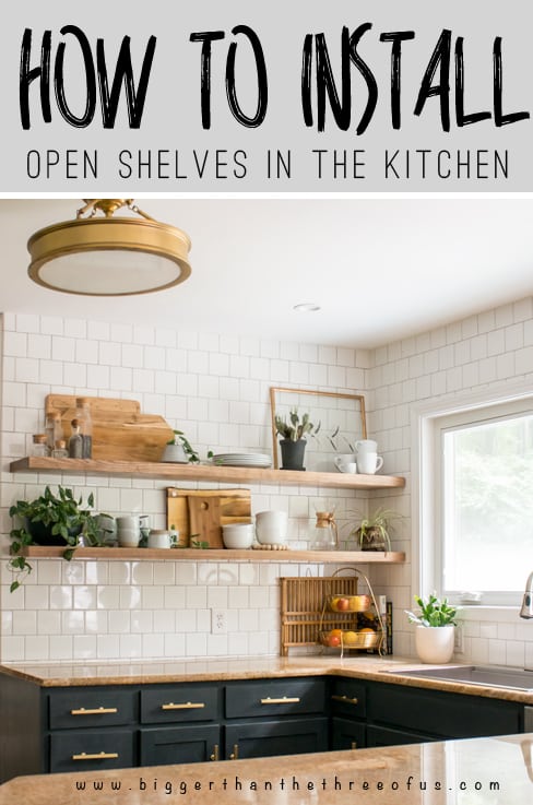 How To Install Heavy Duty Floating Shelves For The Kitchen Bigger 