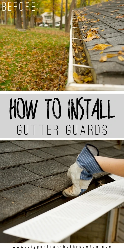 Do you have an lots of leaves that are clogging up your gutters? Click to see: How To Install Gutter Guards