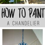 Ever wondered how to paint a chandelier? Use this tutorial to see how!