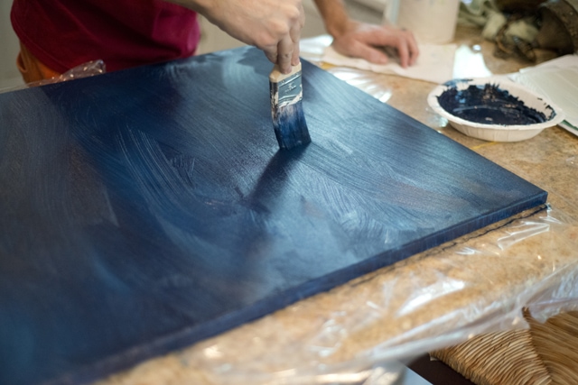 Painting in progress