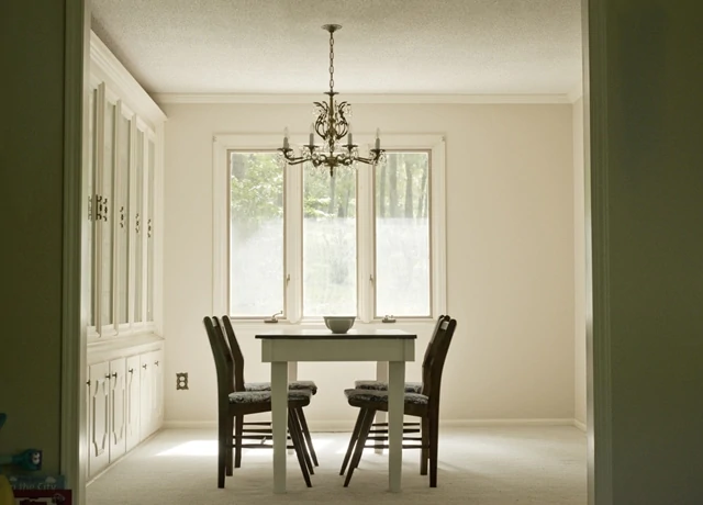 Formal dining room clean but before paint