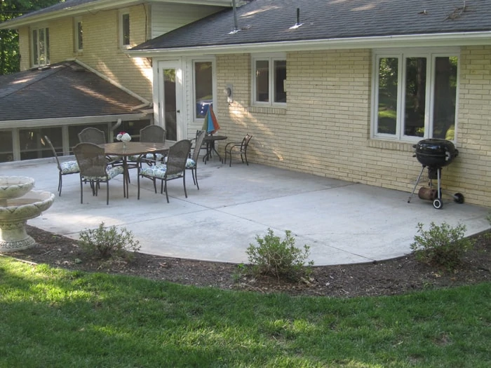 patio first summer after cleanup