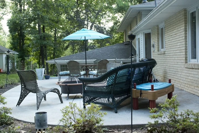 patio from backside