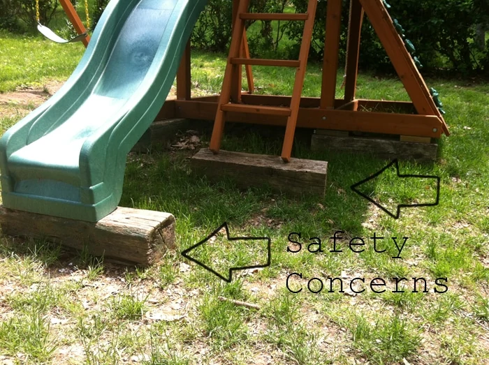 safety concerns with the playset