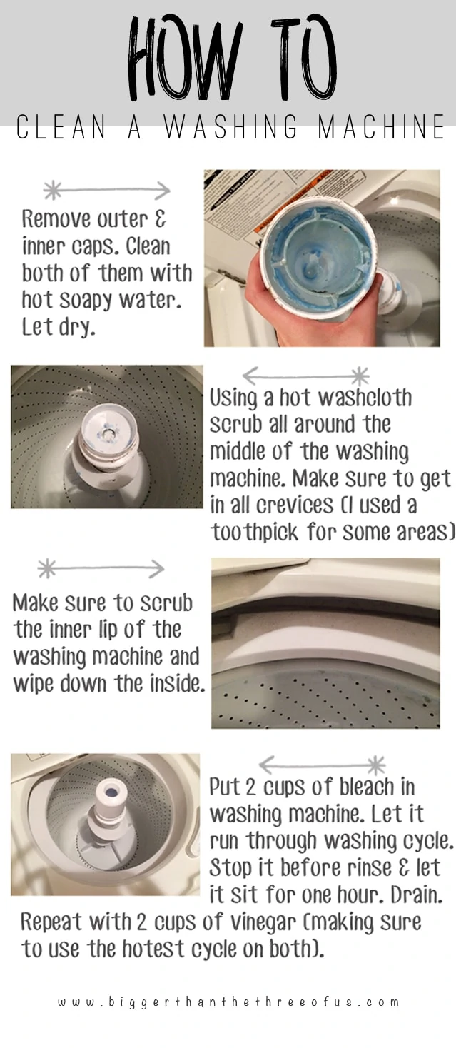 How to Clean Your  Washing Machine - Step by Step Tutorial