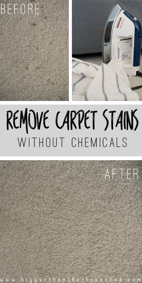 Remove Carpet Stains Without Chemicals!