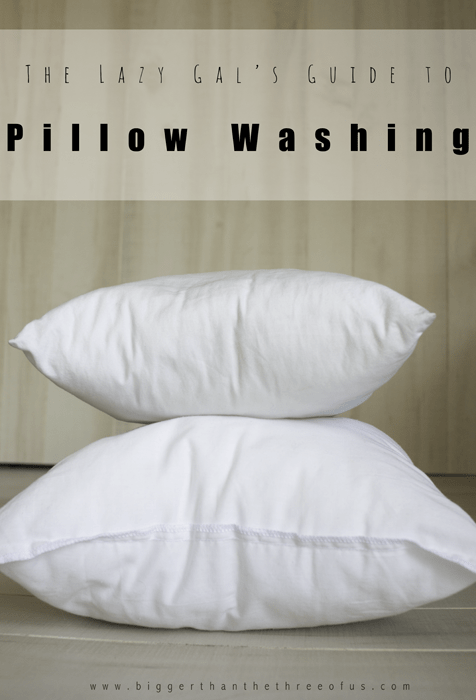 Guide to Pillow Washing Bigger than the Three of Us