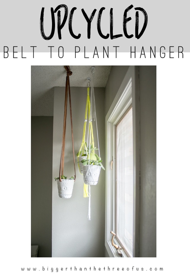 DIY Upcycled Plant Hanger