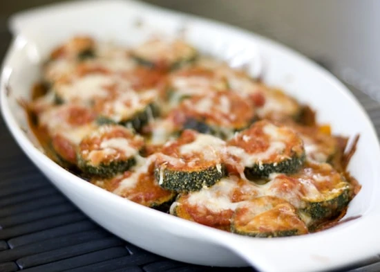 Layered Zucchini Parmesan Lasagna Type Meal