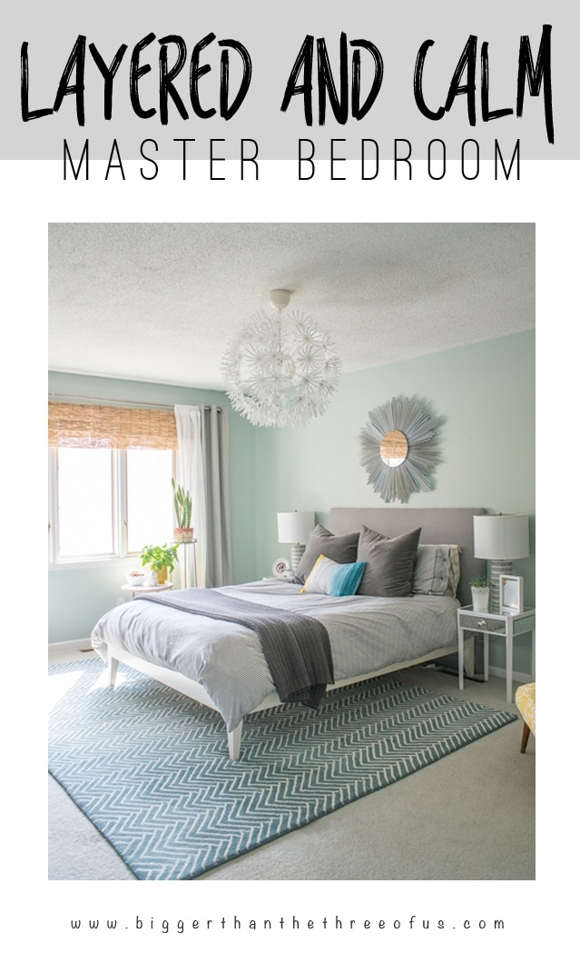 Light and Airy Master Bedroom Reveal with lots of DIY! You won't believe the before/after!