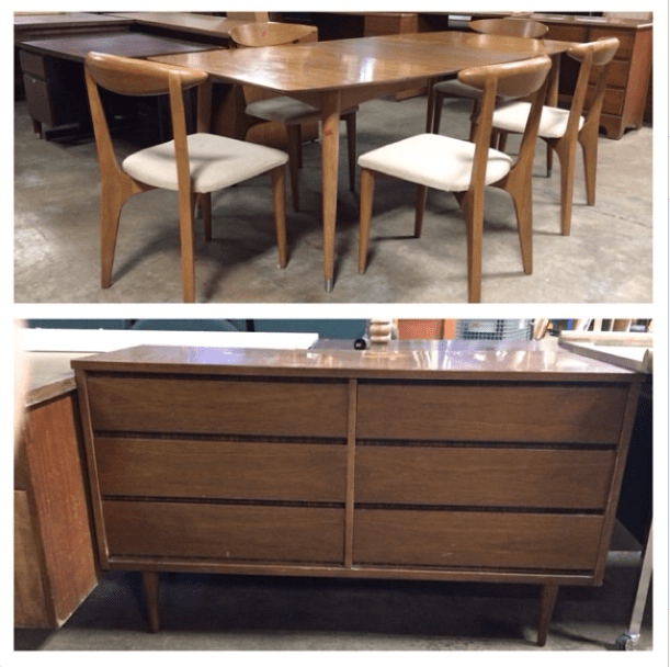 Mid Century and Danish finds at Habitat for H