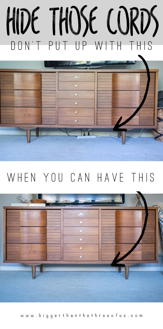 Hide those Cords (hiding tv wires, etc!)