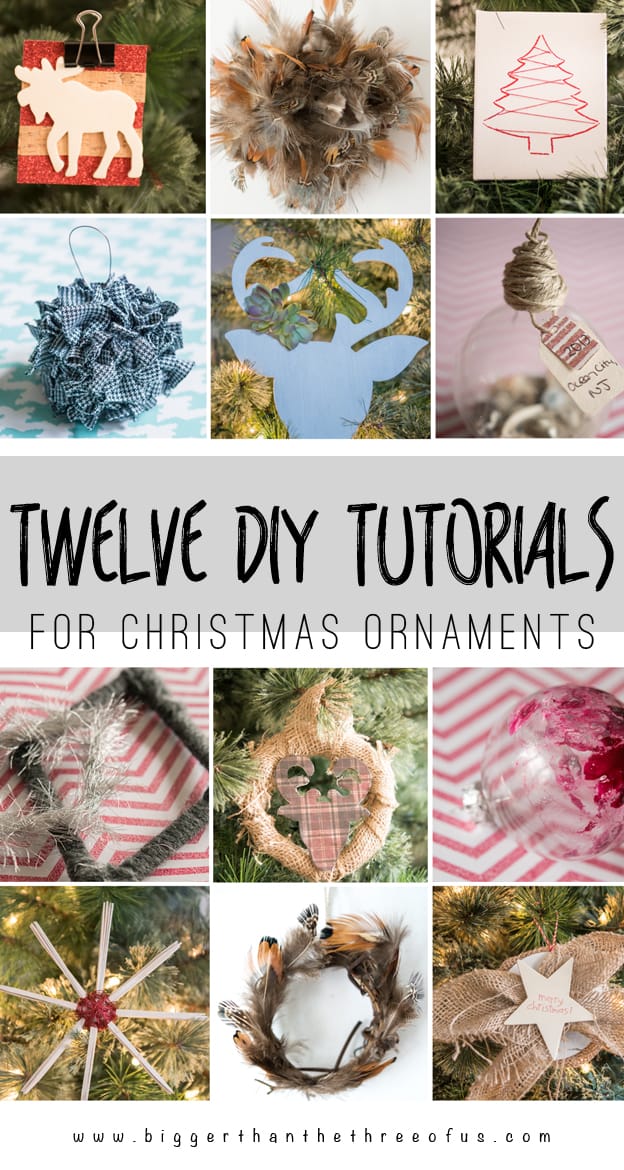 12 DIY Christmas Ornament Tutorials