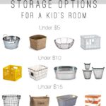 Affordable Storage Options for a Kid's Room