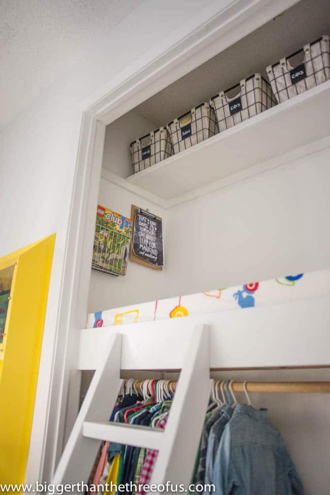 Closet loft in Kids Bedroom