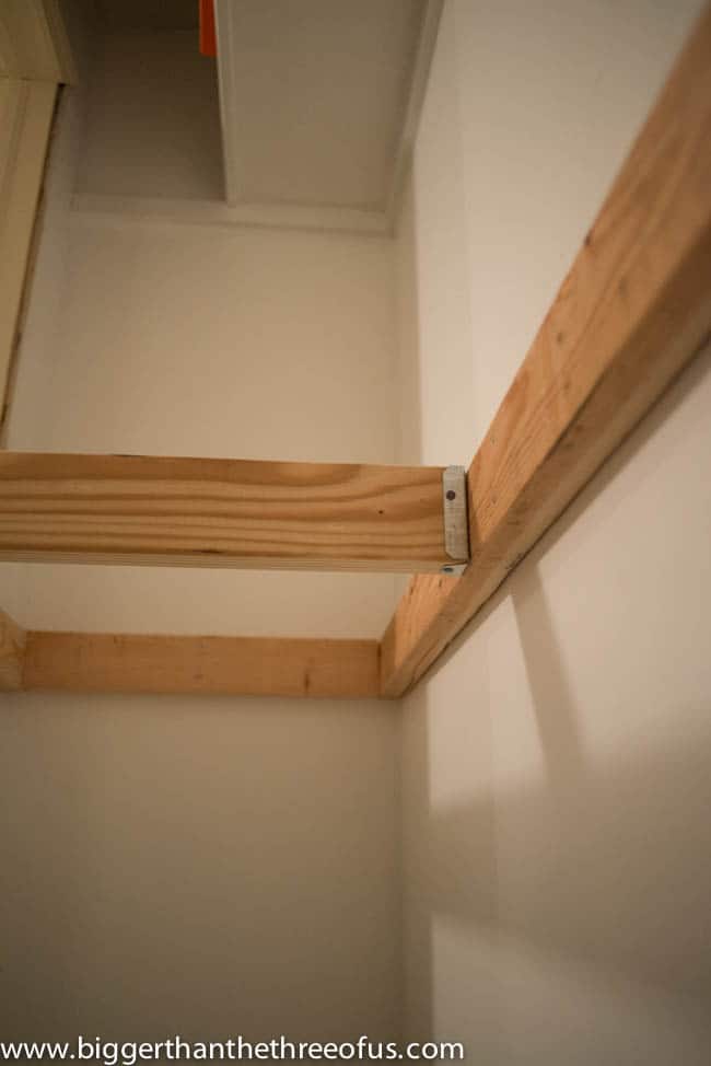 Adding cross supports on 2x4's 