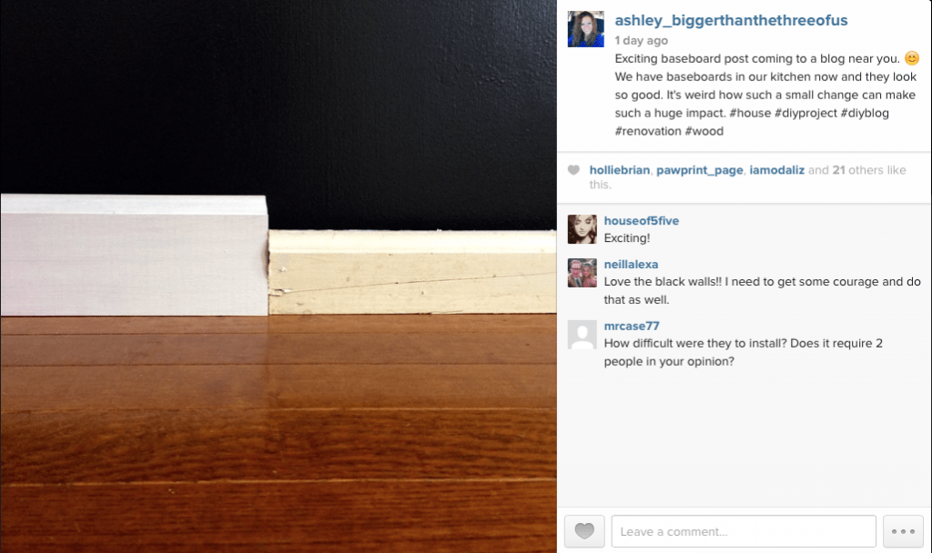 Tips for Installing Baseboards Bigger Than the Three of Us