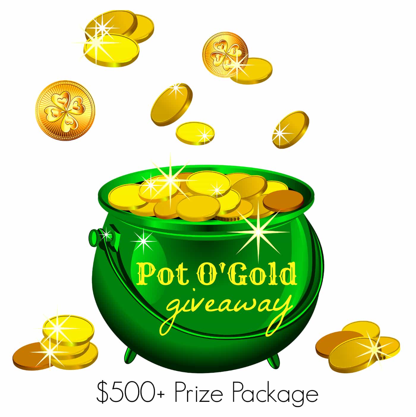 Pot O'Gold Giveaway Bigger Than the Three of Us