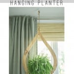 DIY Mid Century Inspired Plant Hanger