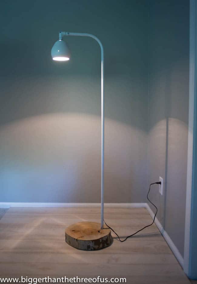 Diy modern floor deals lamp