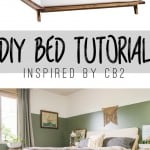 Make this Mid Century Modern Bed Inspired by one from CB2!