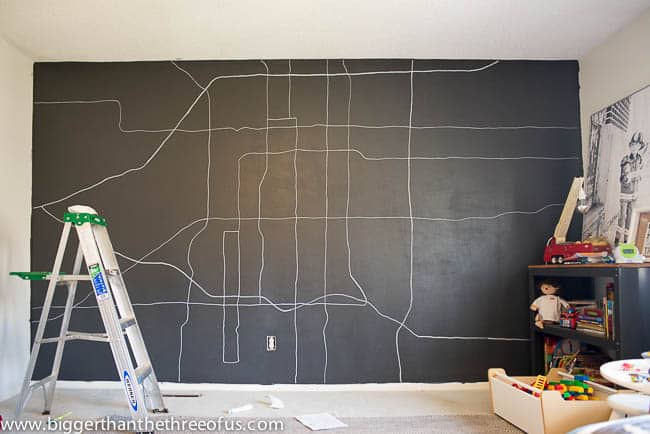 Magnetic Map Wall DIY Tutorial