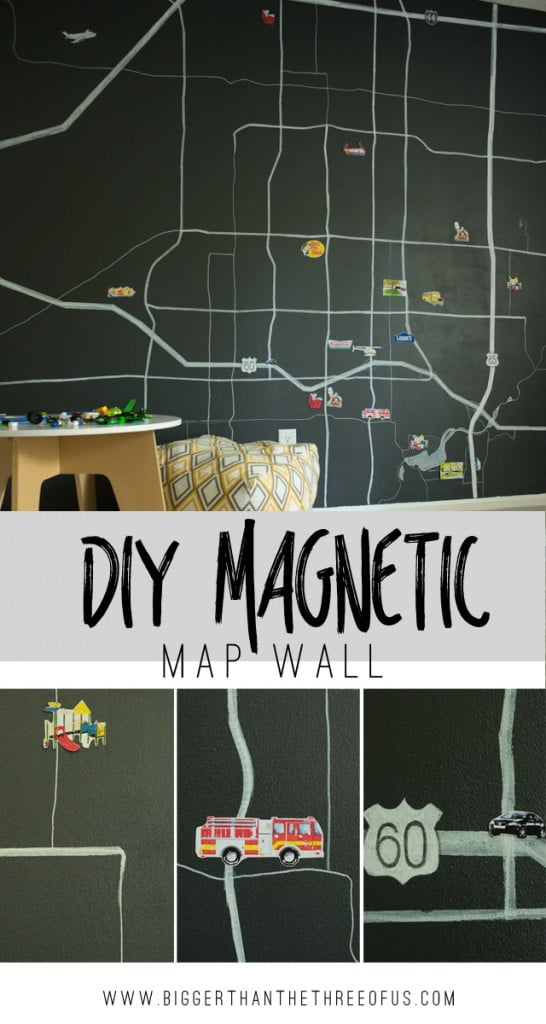 How to Make Your Own Customized Magnetic Map Wall