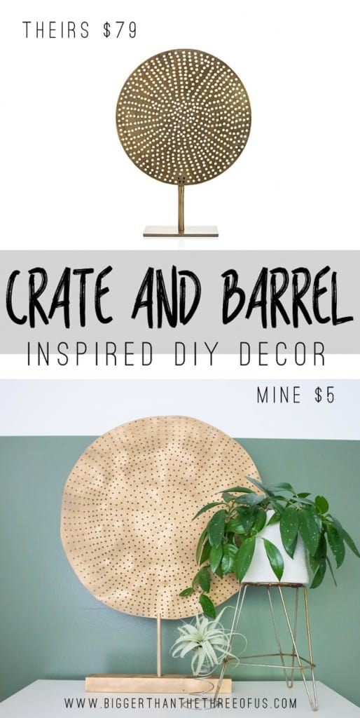 Make this art piece inspired by Crate and Barrel for a fraction of the cost!