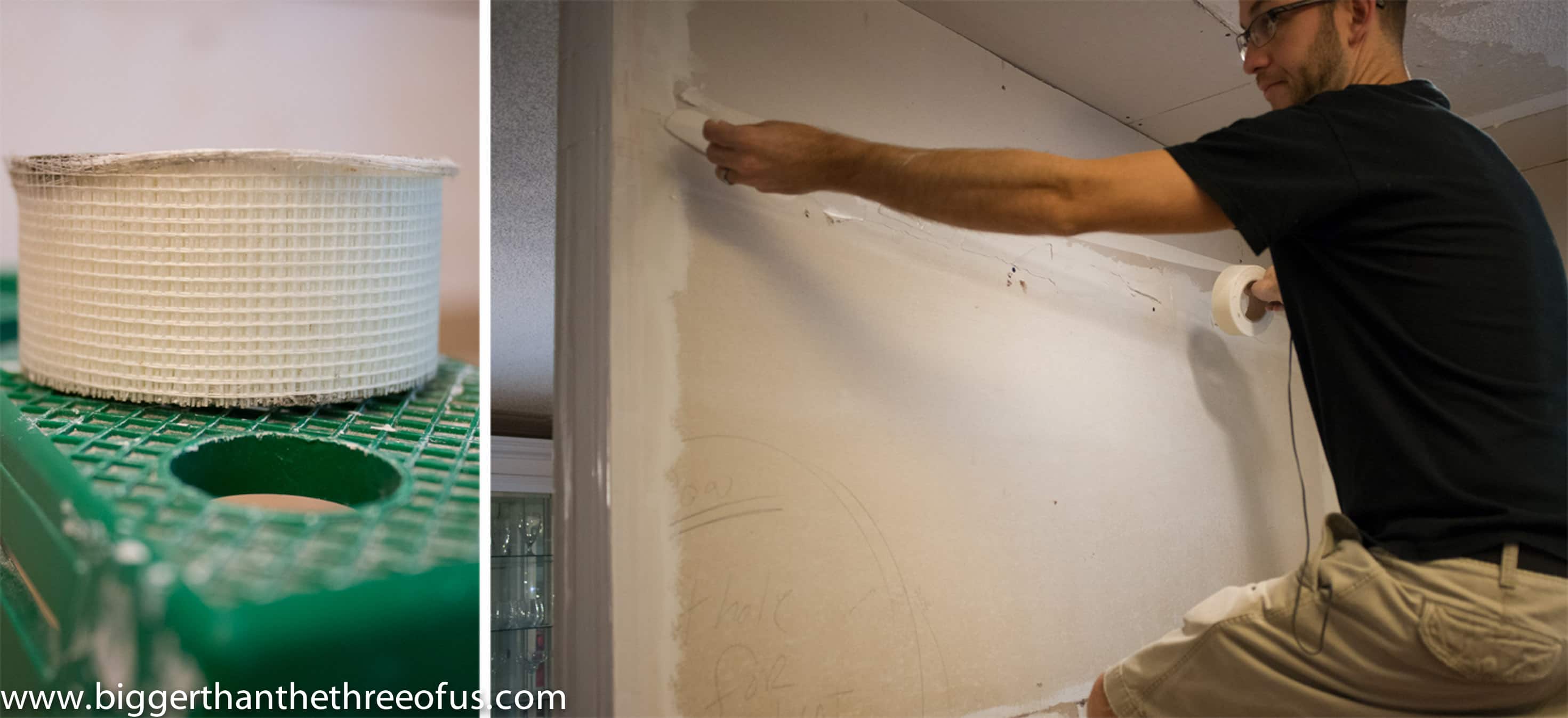 How to Mud Drywall - it's easier than you think! Full tutorial provided.