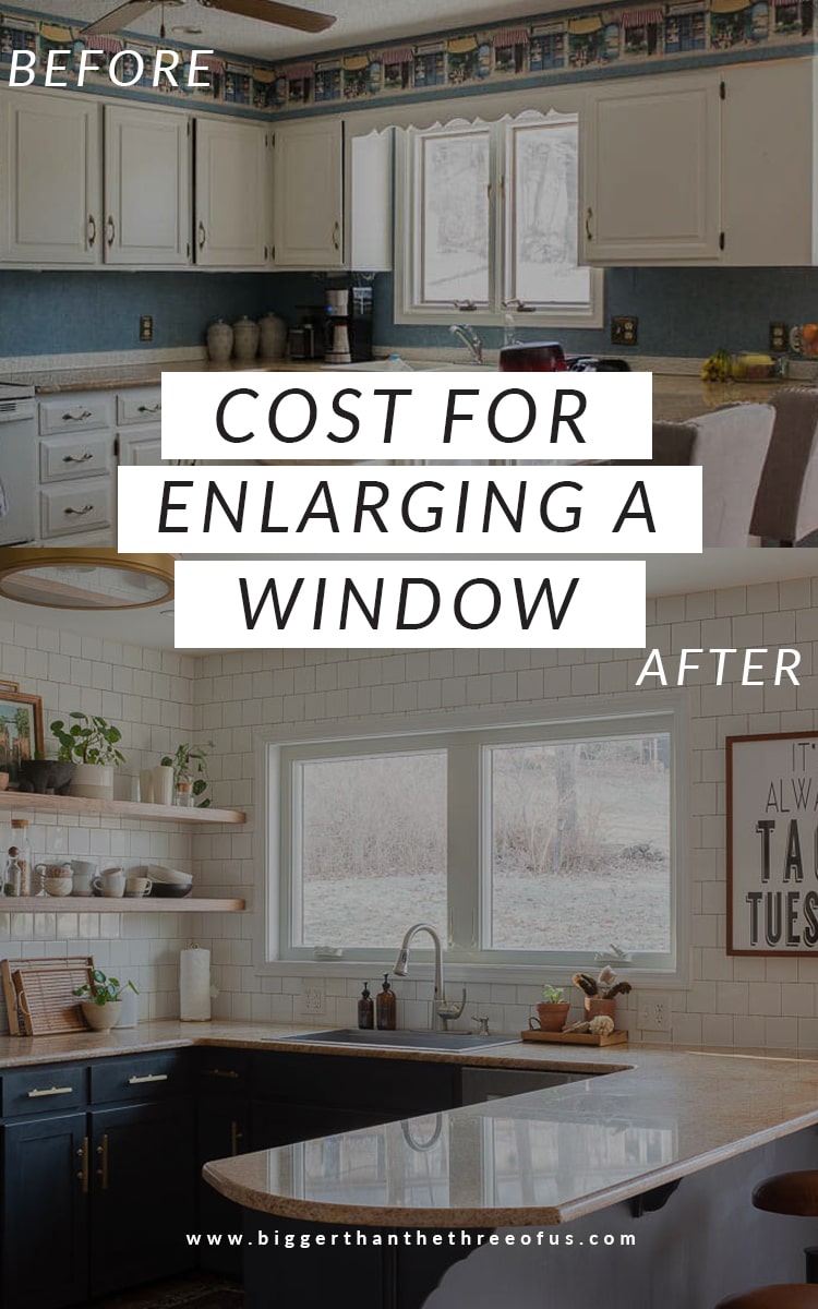 Enlarging a Window in an Existing Wall (widen window) Cost and Details