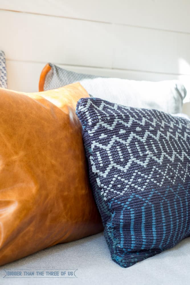 Round Woven Accent Pillow DIY - A Beautiful Mess