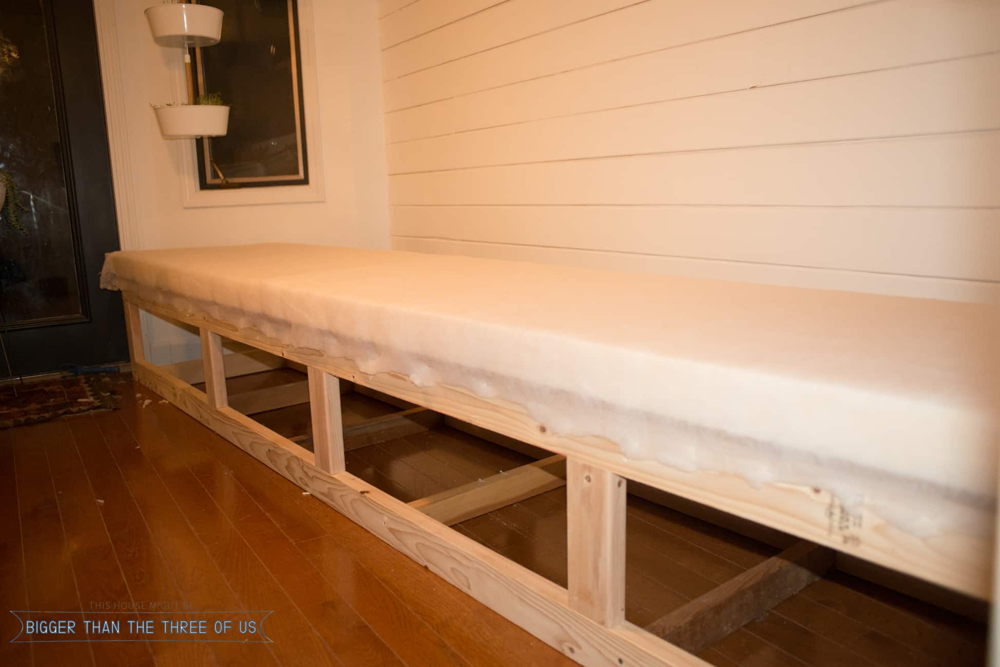 Diy Banquette Bench Seating Bigger Than The Three Of Us