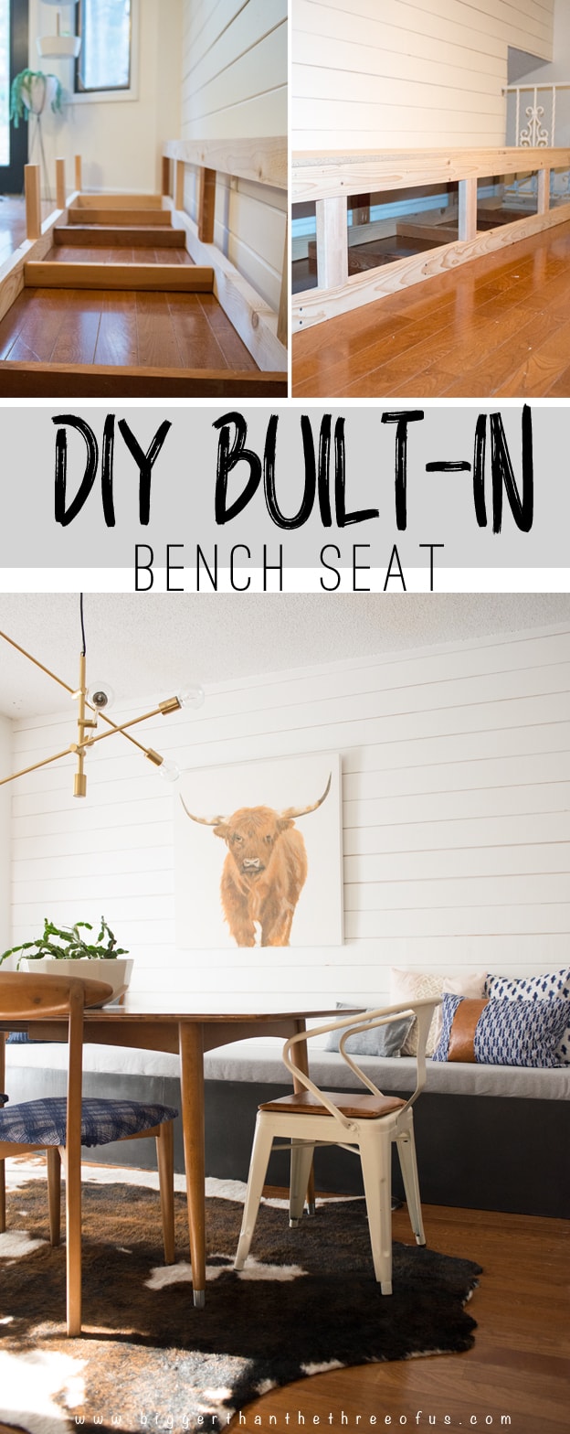 Built-in Banquette Tutorial - Bigger Than the Three of Us