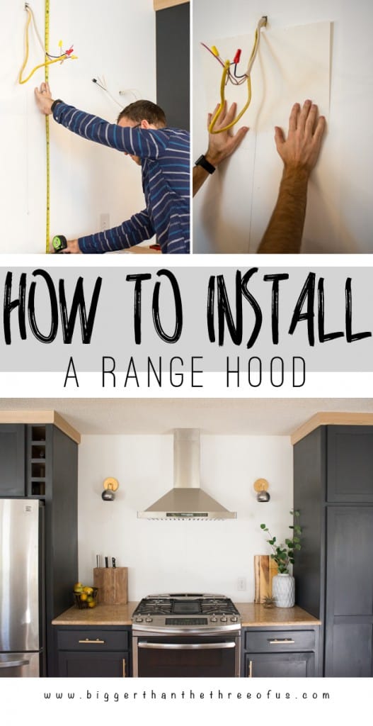 How To Install A Ventless, Ductless Rangehood Bigger Than the Three of Us