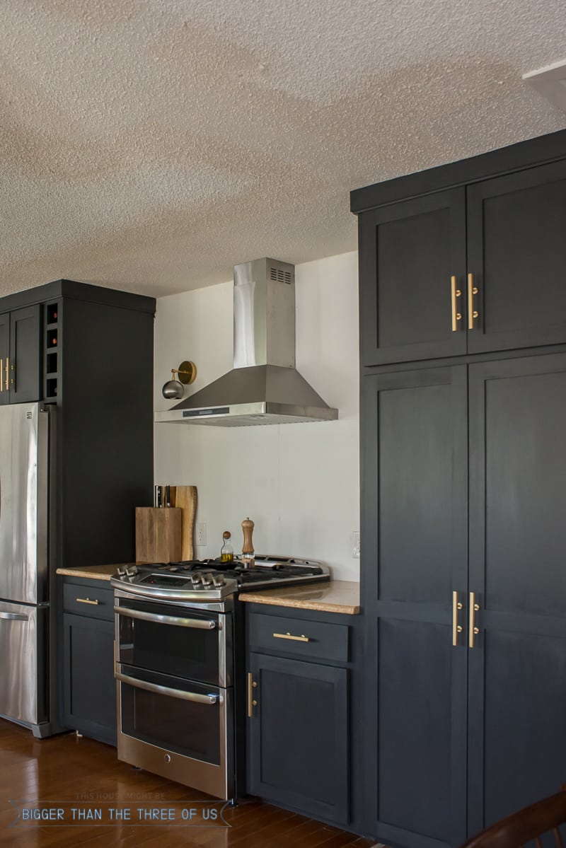 Custom Diy Kitchen Doors And Cabinets All The Details On The Costs Bigger Than The Three Of Us