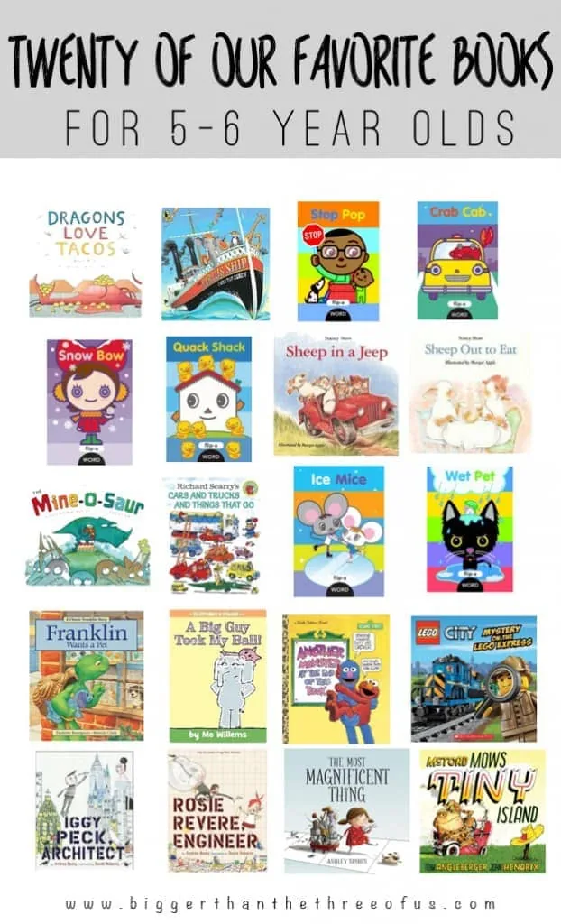 Favorite books for five to six year olds #forkids #booksforkids