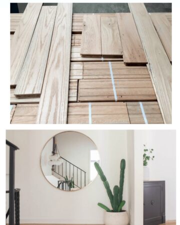 White oak hardwood flooring