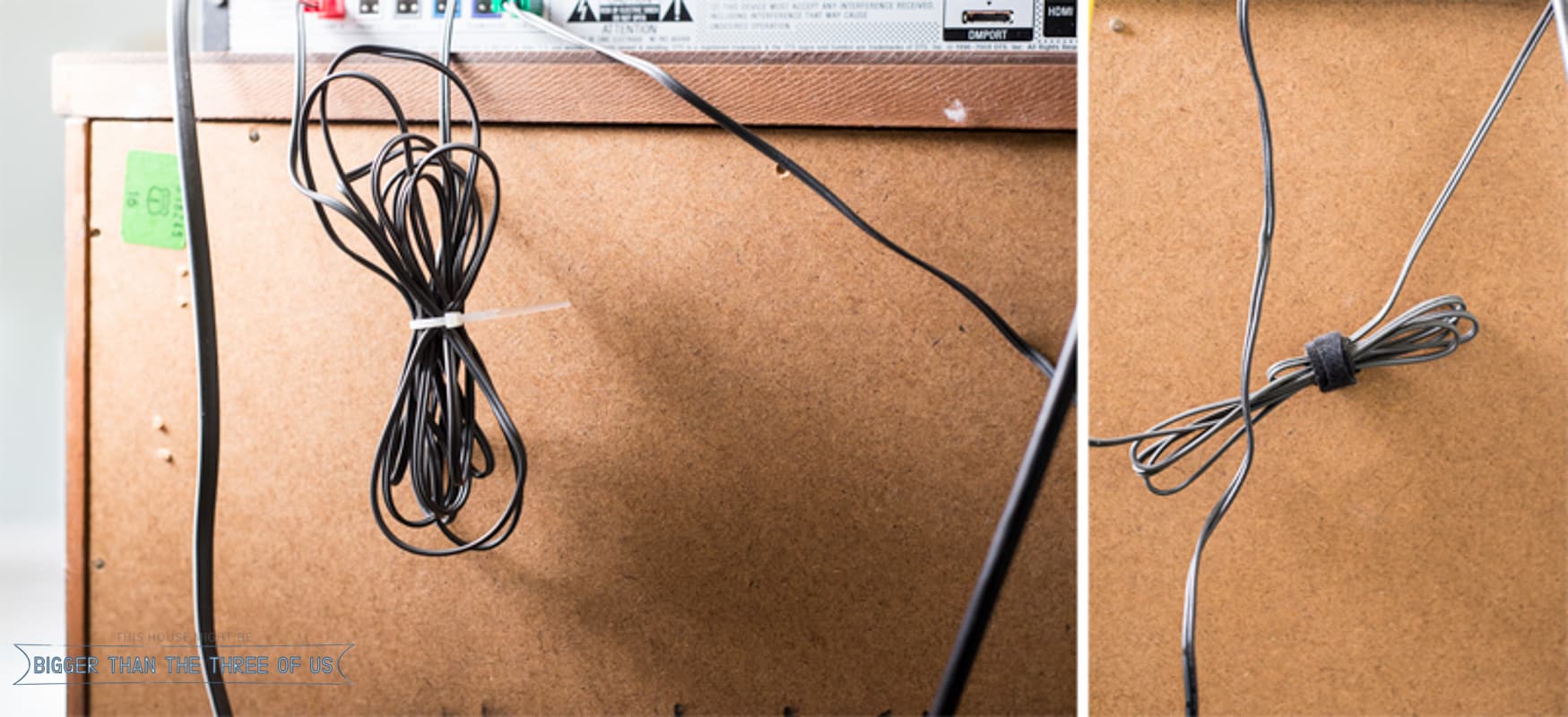 How to Easily Hide Bedside Cords - Organization Obsessed