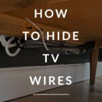 TV cable organization under dresser