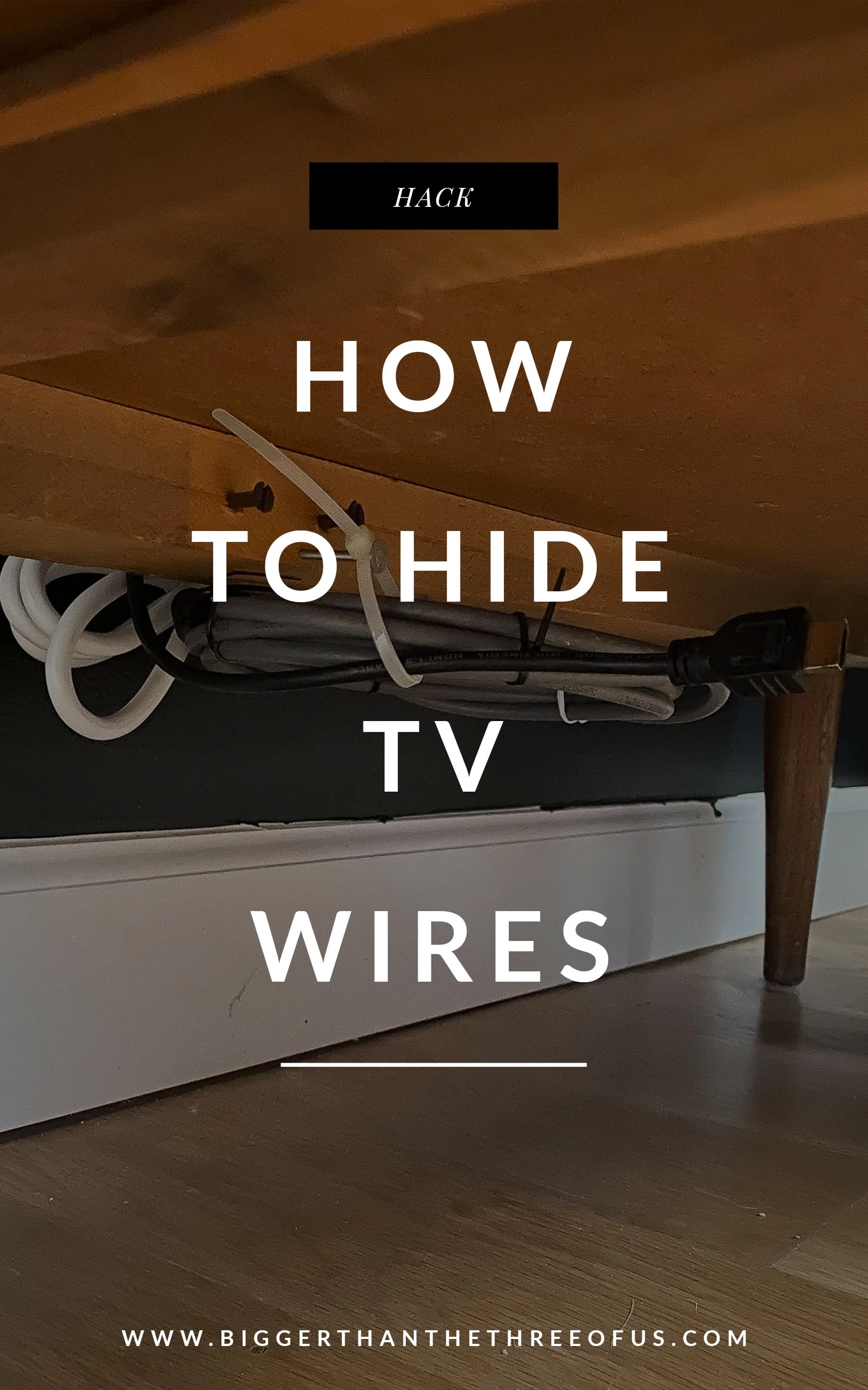 DIY 101: Hiding Electrical Cords