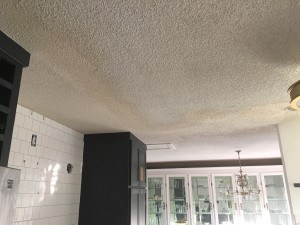 Sprayed Popcorn Ceiling Texture Bigger Than The Three Of Us