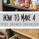 DIY Spice Drawer Organizer