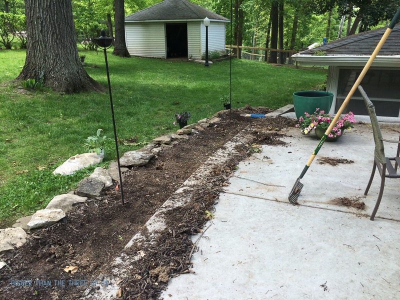 Landscaping With Rock Instead Of Mulch Bigger Than The Three Of Us