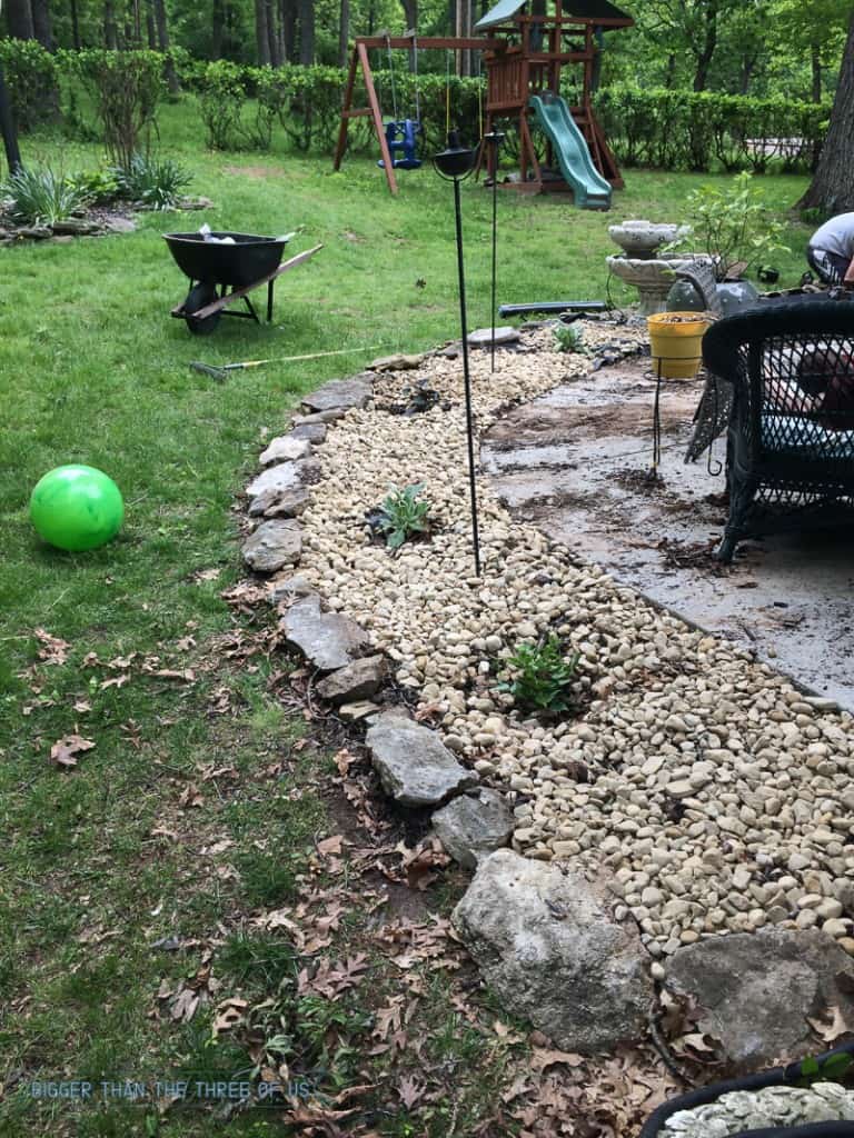 Landscaping With Rock Instead Of Mulch Bigger Than The Three Of Us