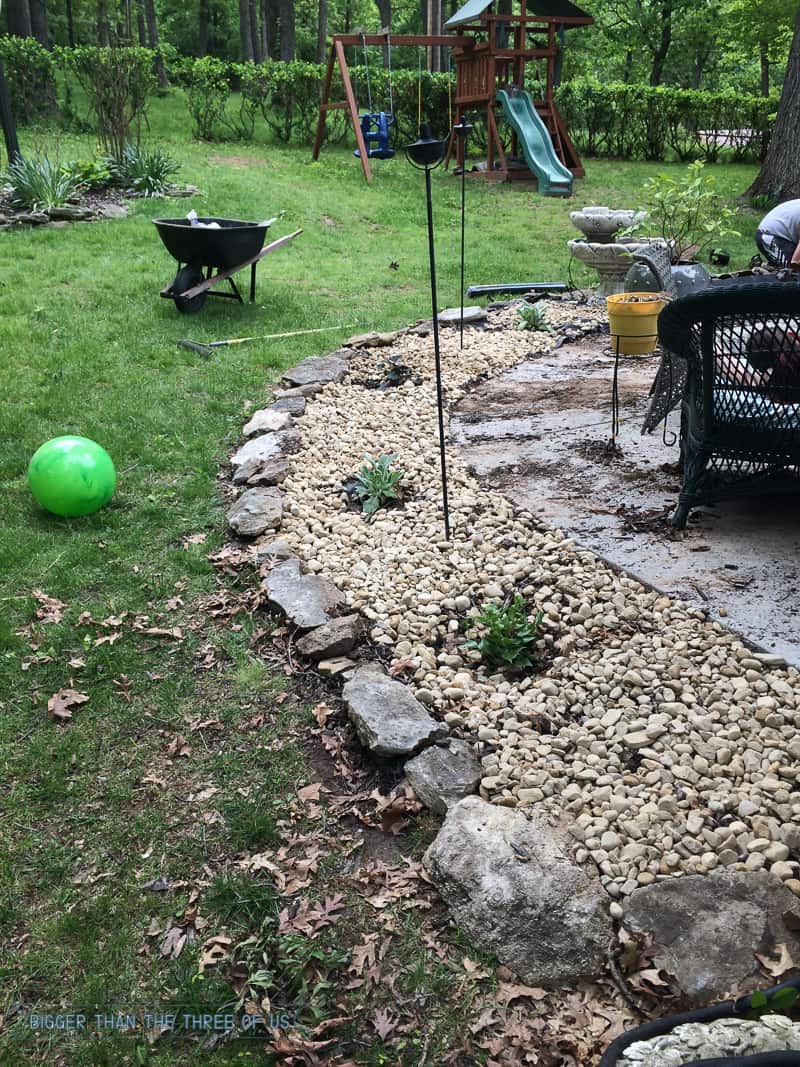 Landscaping With Rock Instead Of Mulch Bigger Than The Three Of Us