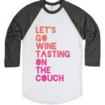 wine tasting on the couch