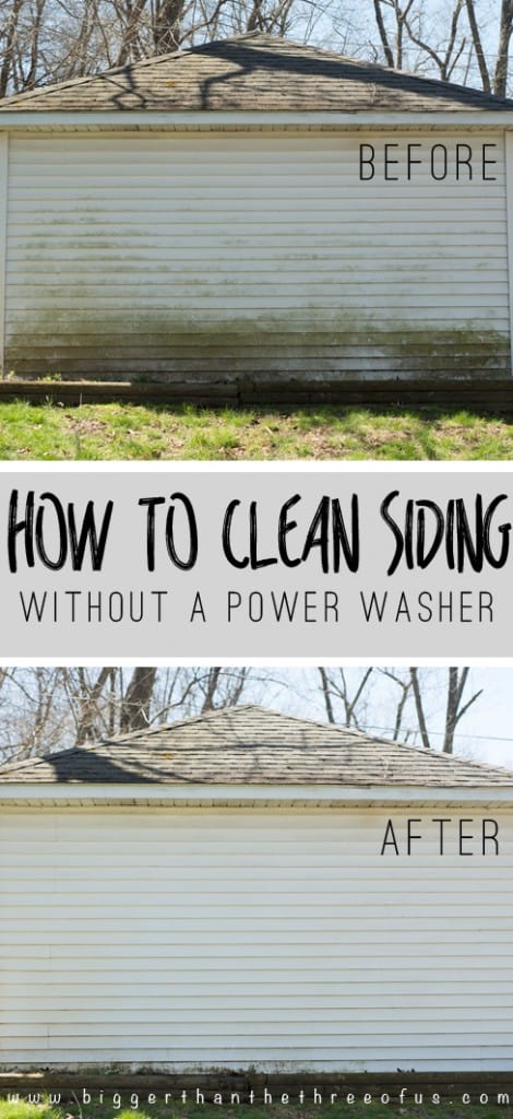 You DON'T Need a Power Washer to Clean Your Siding. Click to find out more!