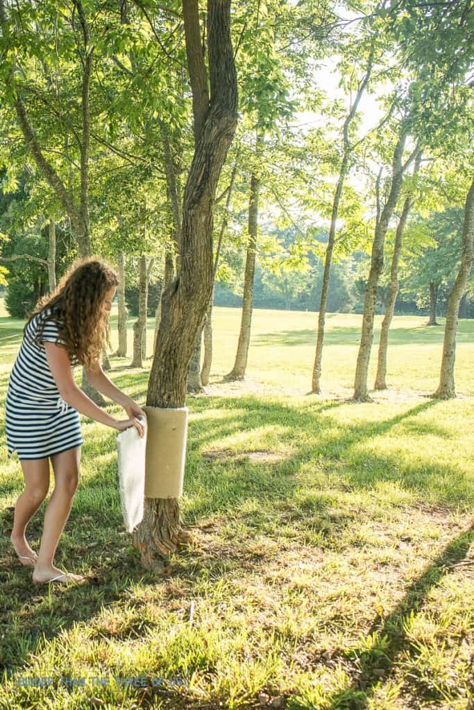 Outdoor Play - Make a Tightrope for Your Kids with Items out of the Garage!