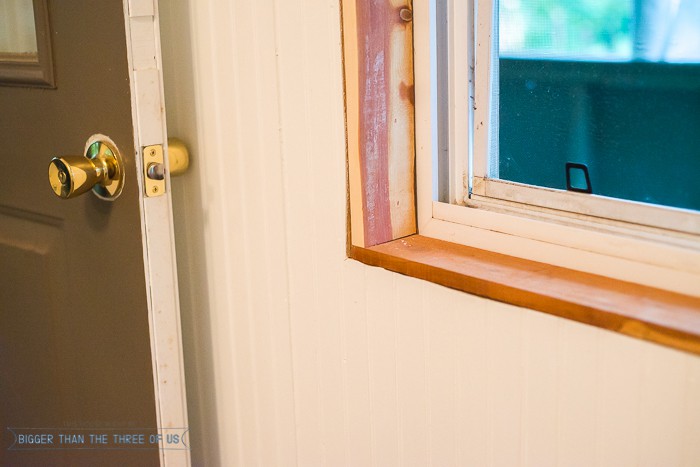 Installing Trim Rough Cedar As Baseboards 2 Bigger Than