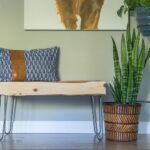 Rustic bench modern bench DIY bench hairpin legs